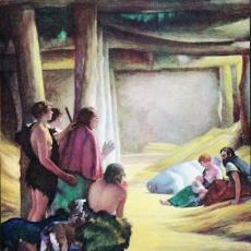 Adoration of the Shepherds by Henry LeRolle